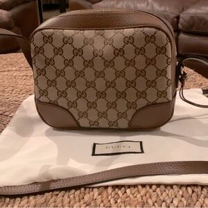 Pristine Gucci Brown Bree Crossbody
